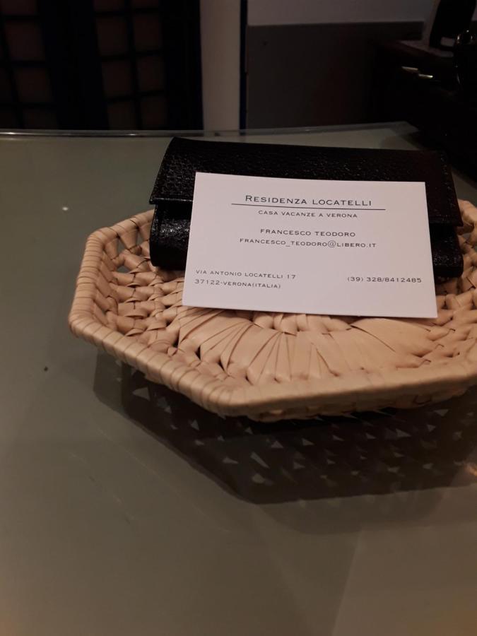 Appartement Residenza Locatelli à Vérone Extérieur photo